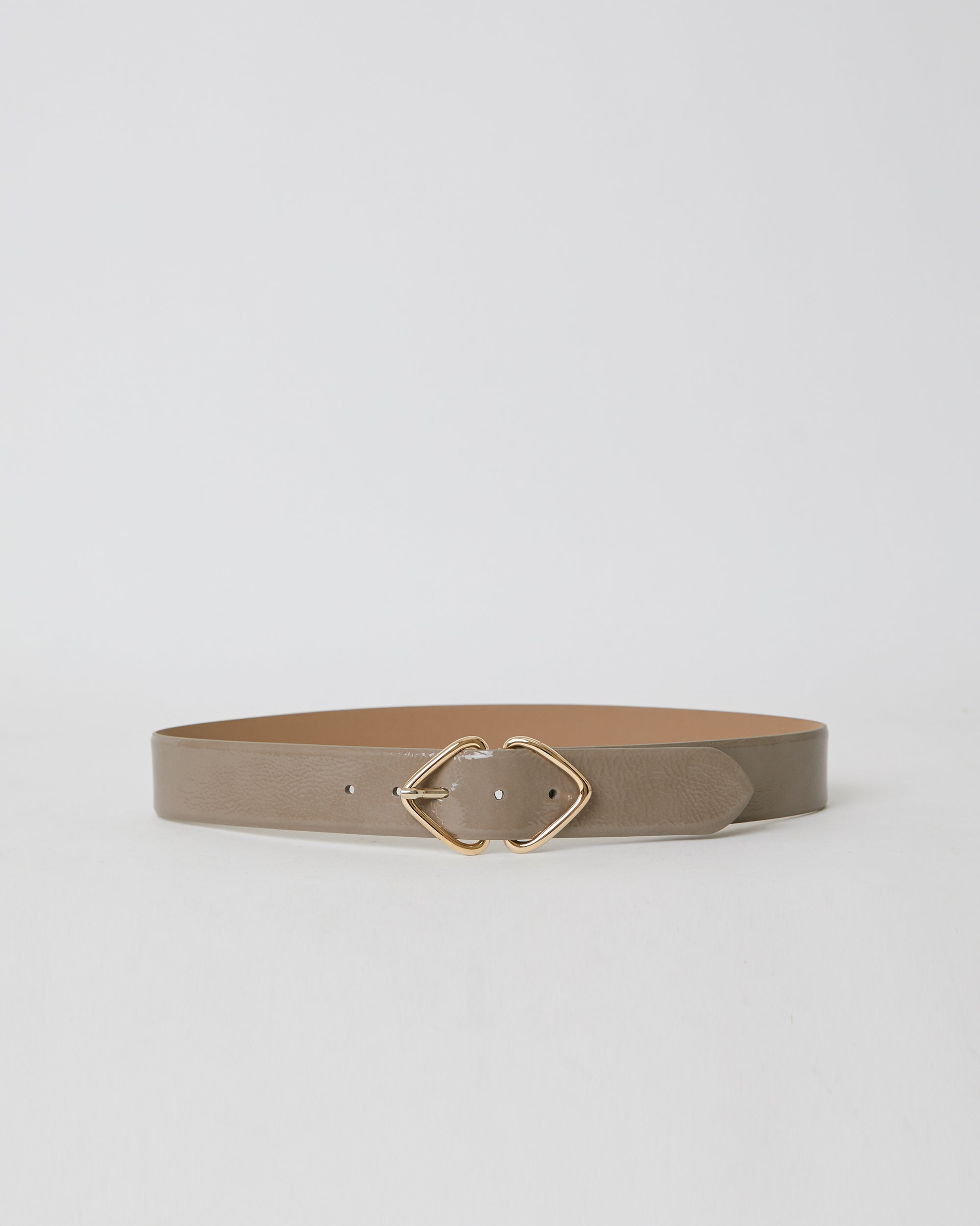 LIVIA GLOSS LEATHER BELT