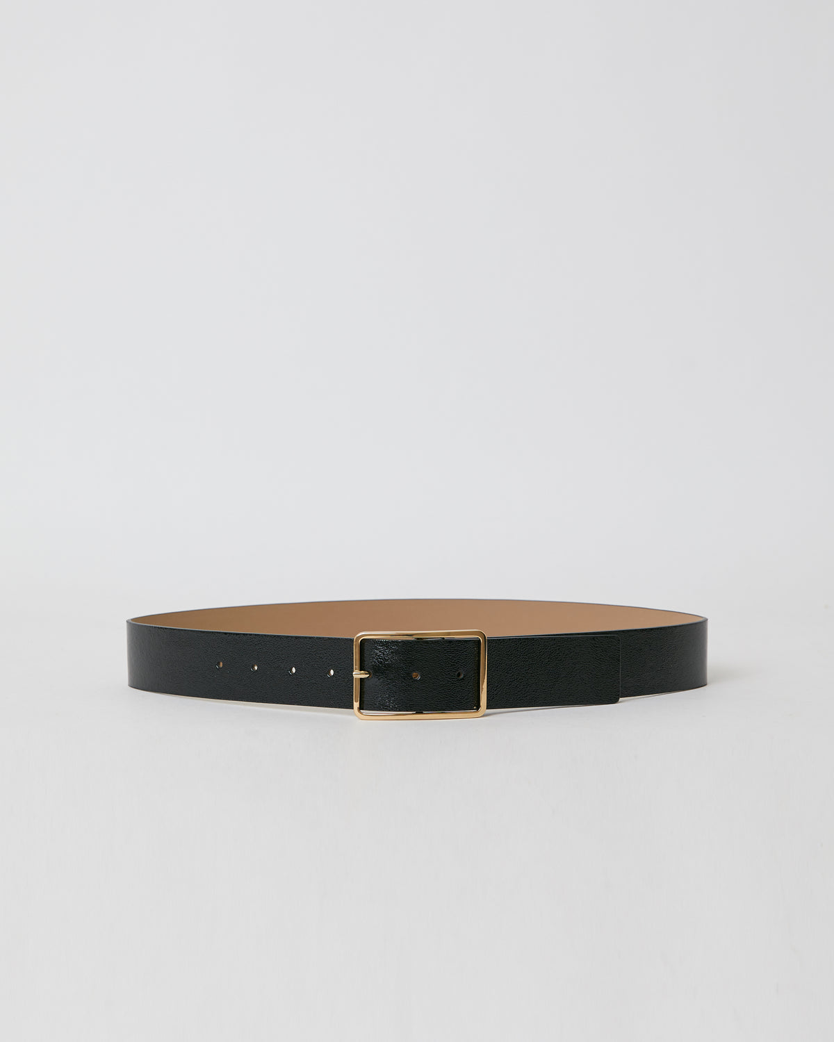 B-Low The Belt Livia Gloss Belt in Black BRI BRI LEATHER BELT | B-low The Belt main image 2