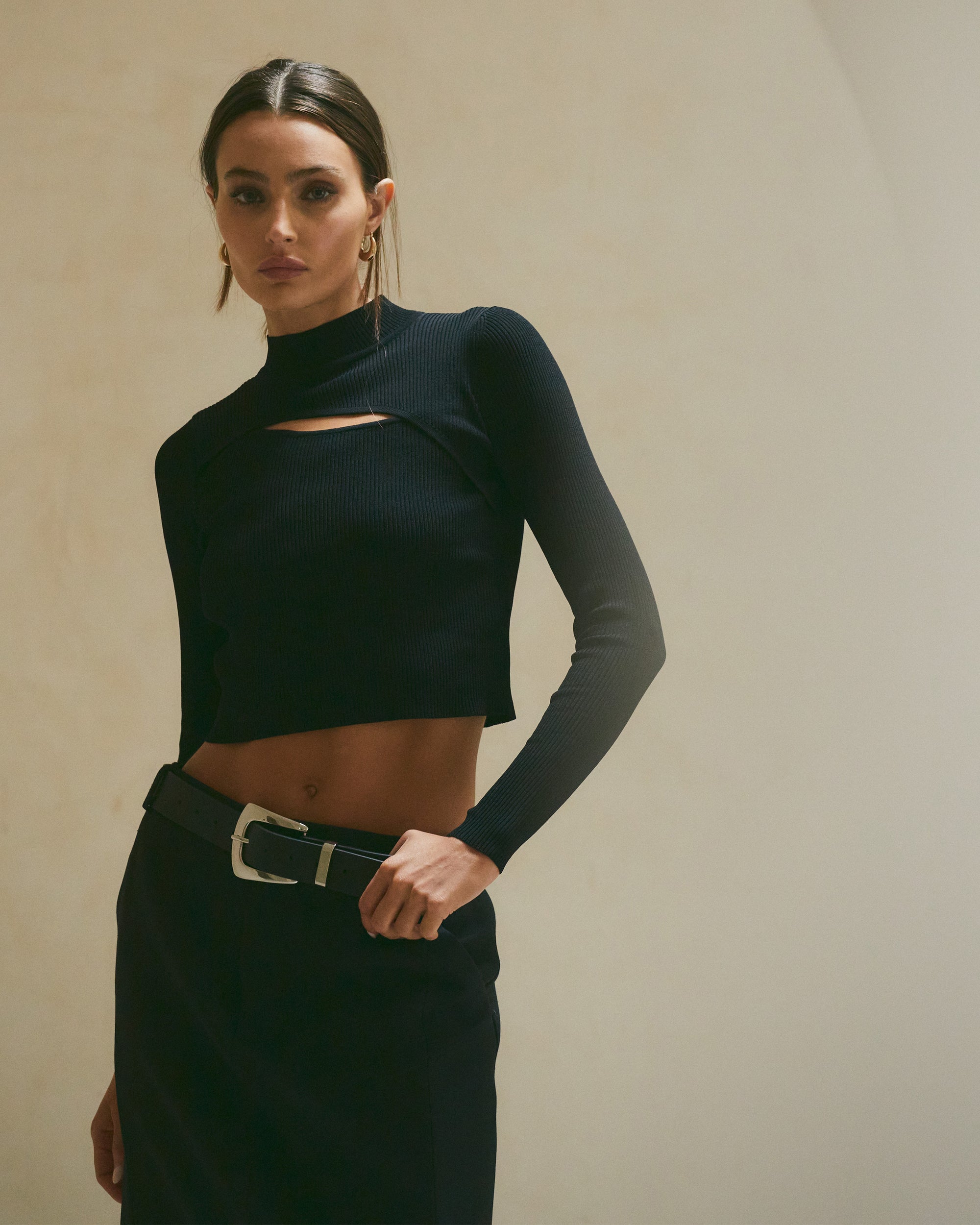 JORDANA MINI LEATHER BELT