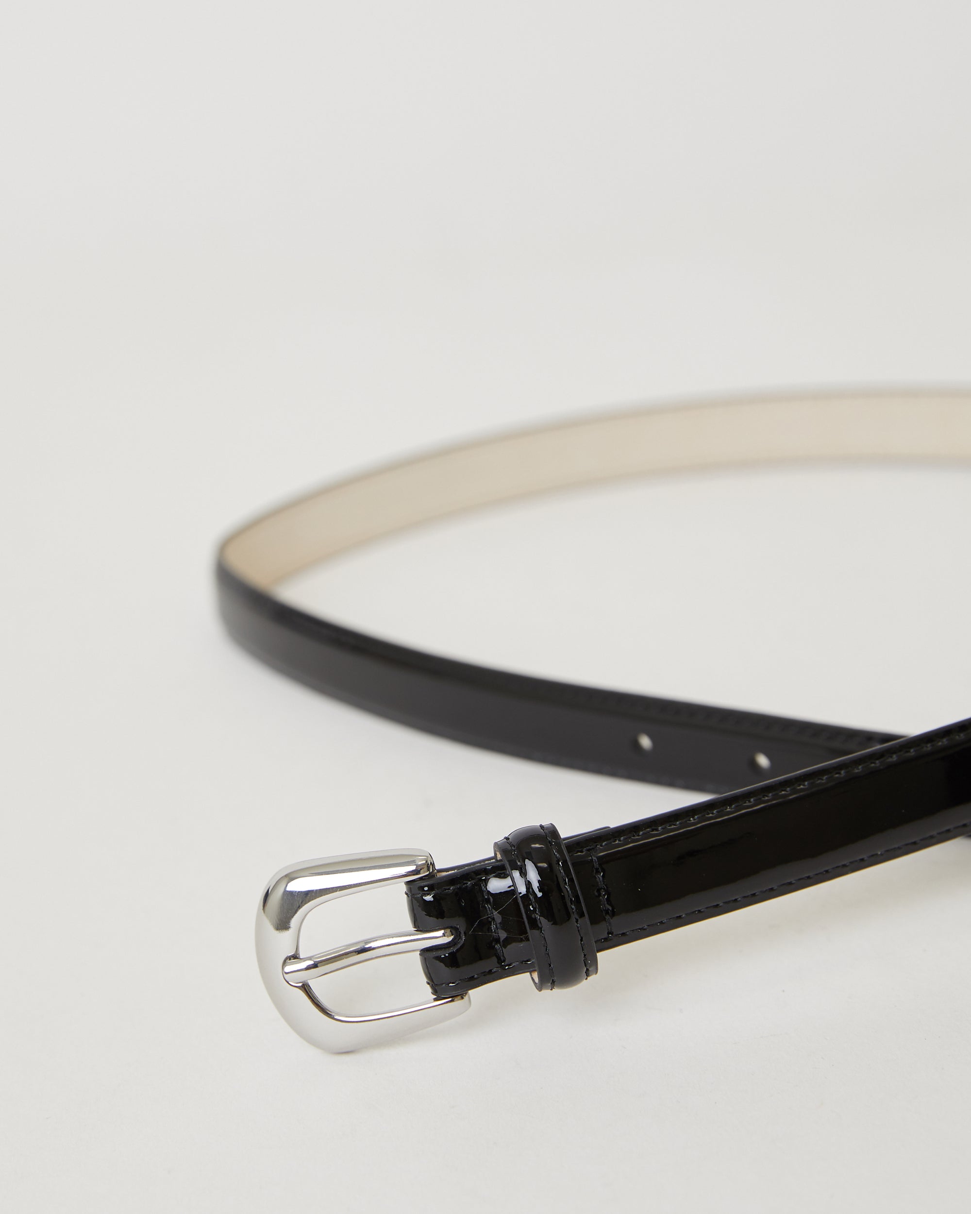 KENNEDY MINI PATENT LEATHER BELT