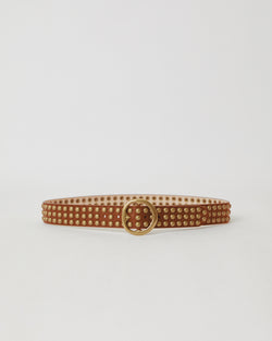 BABY BELL STUDDED LEATHER BELT