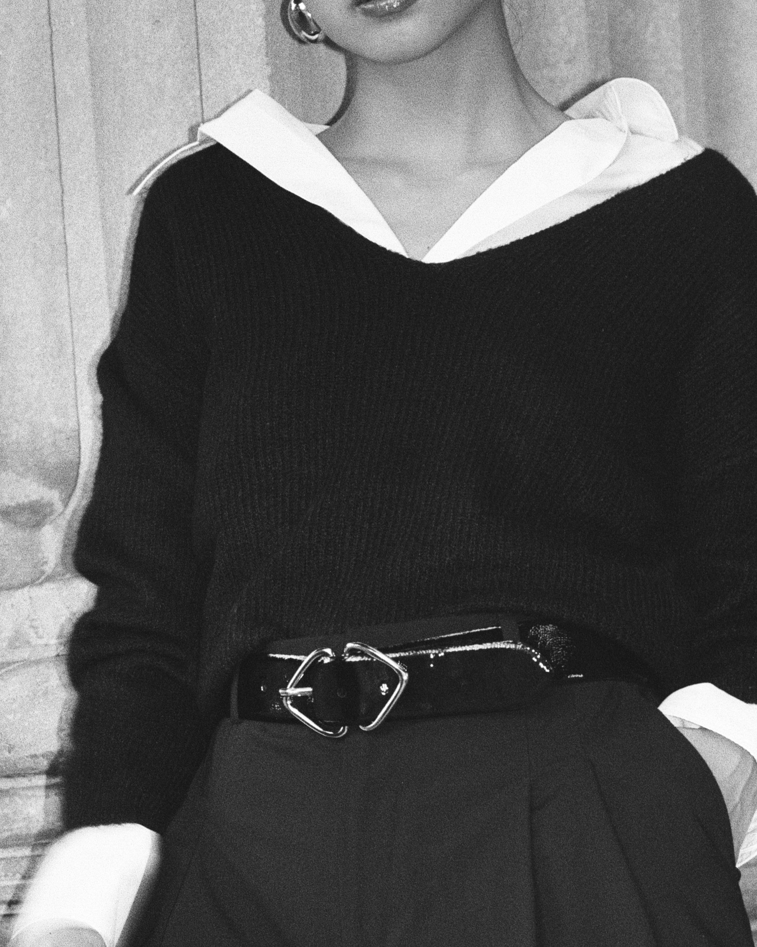 LIVIA GLOSS LEATHER BELT