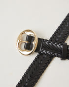 KIZZY BRAID LEATHER BELT