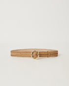 KIZZY BRAID LEATHER BELT