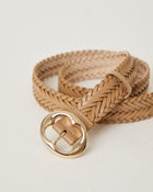 KIZZY BRAID LEATHER BELT