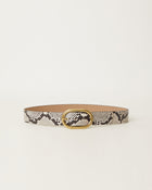 KIAN PYTHON LEATHER BELT