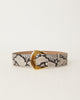 MATILDA PYTHON LEATHER BELT