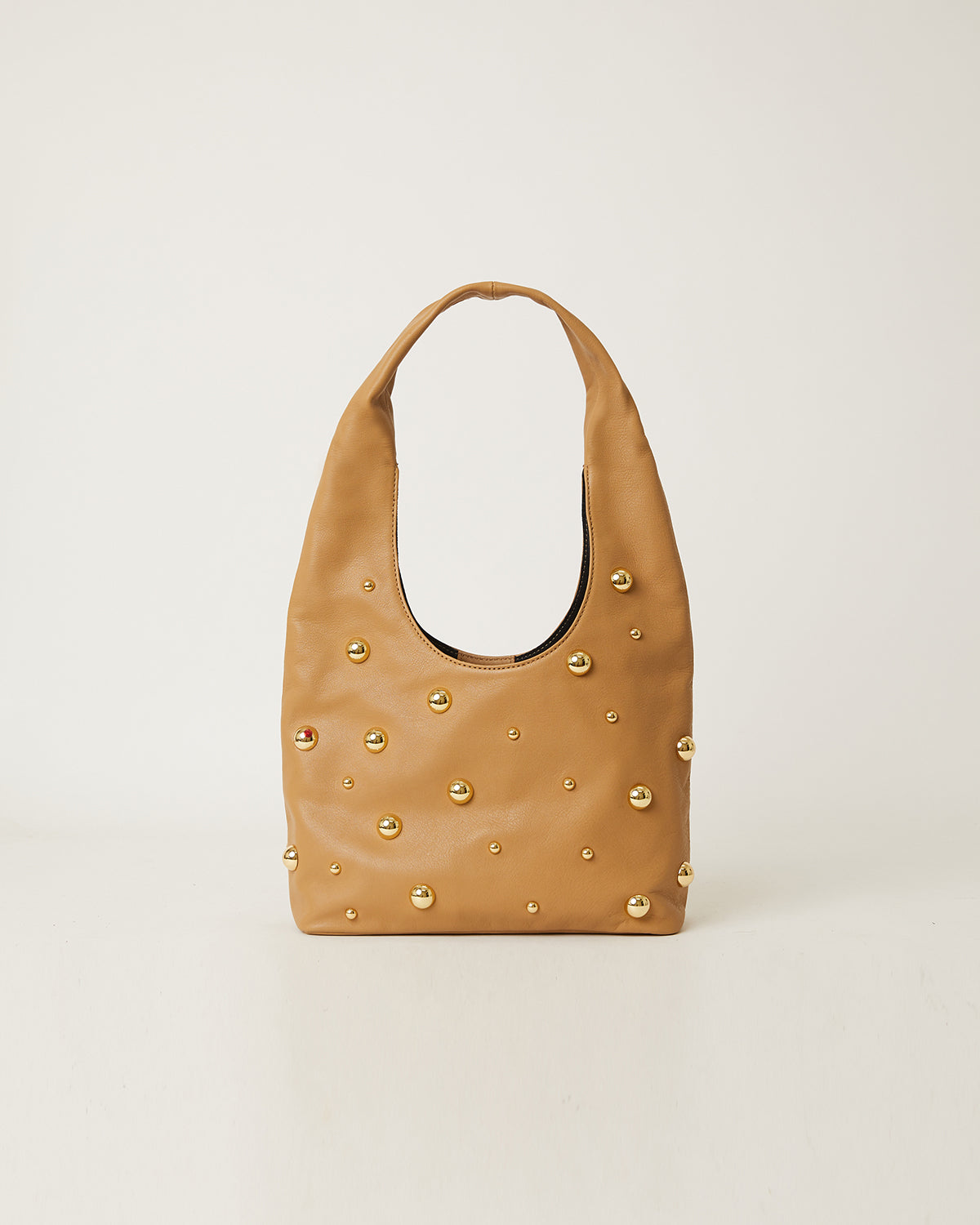 GEORGETTE HOBO MOTO LEATHER BAG