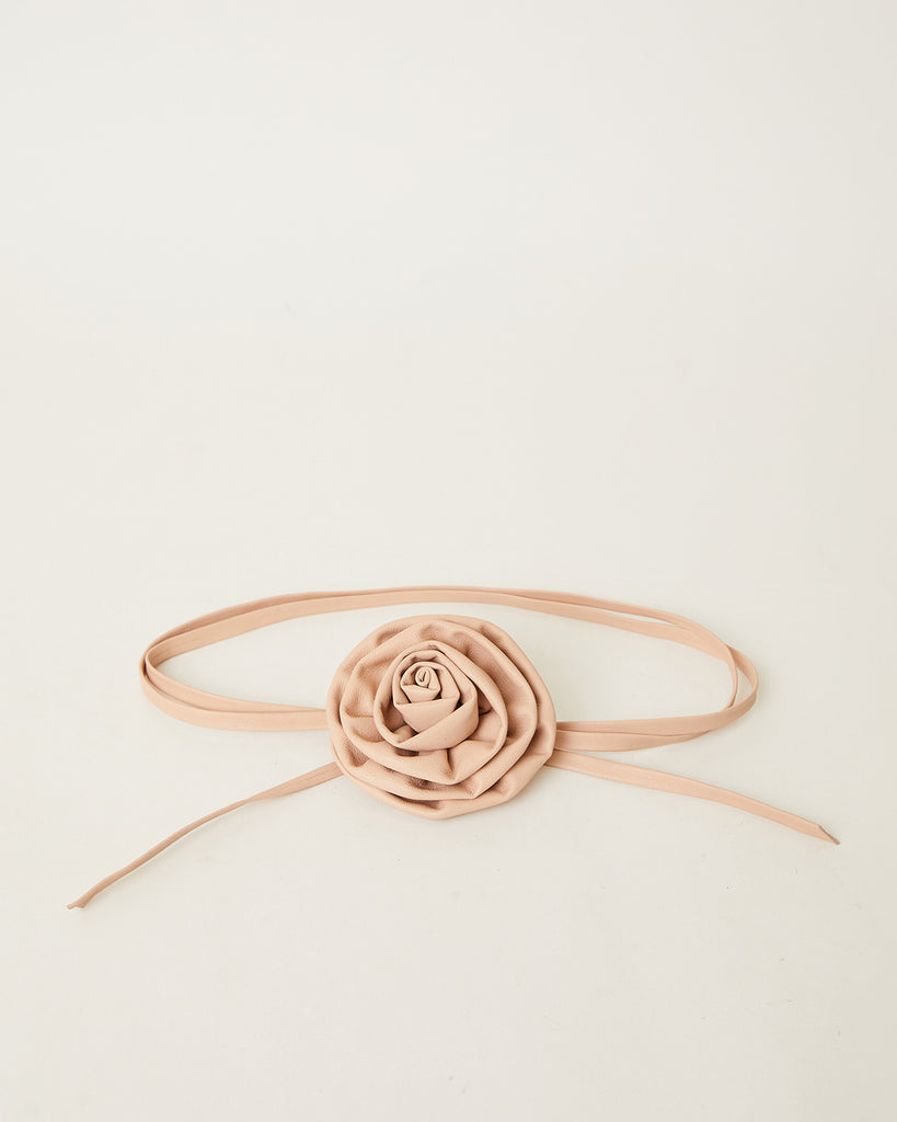 ROSETTE LEATHER WRAP