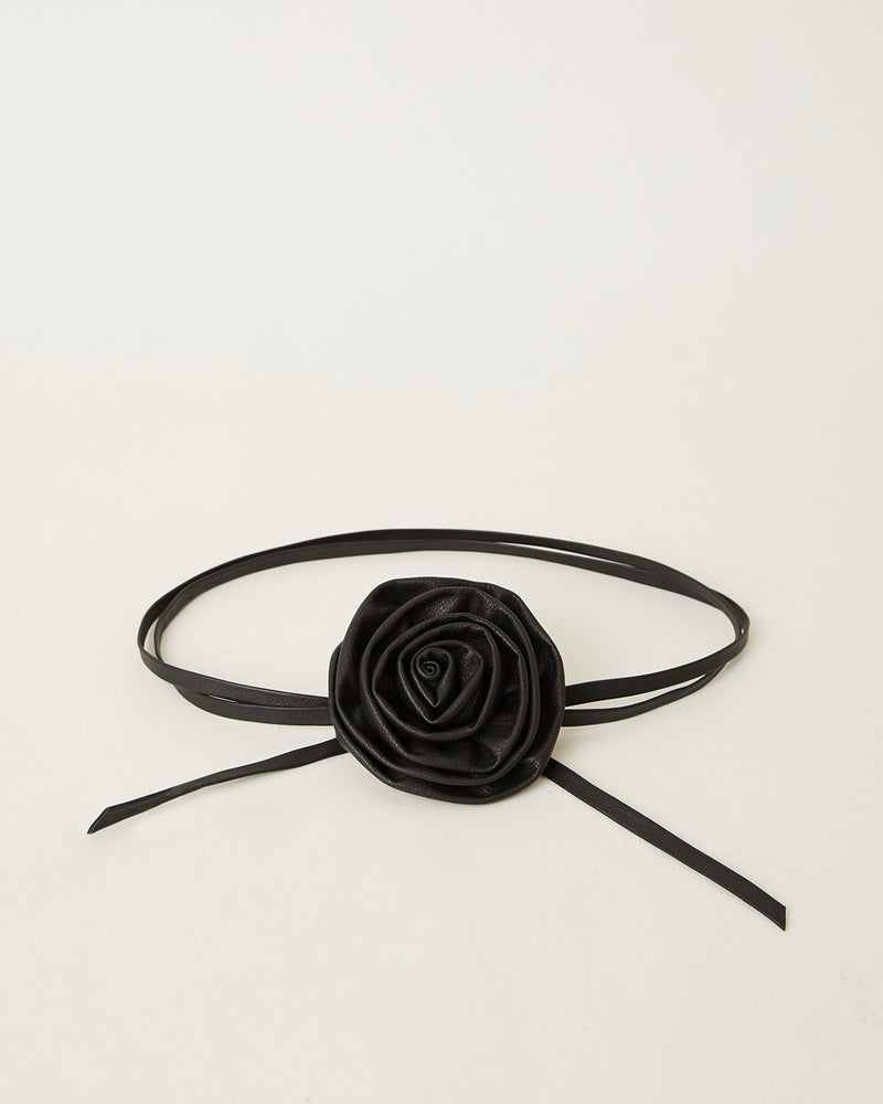 ROSETTE LEATHER WRAP