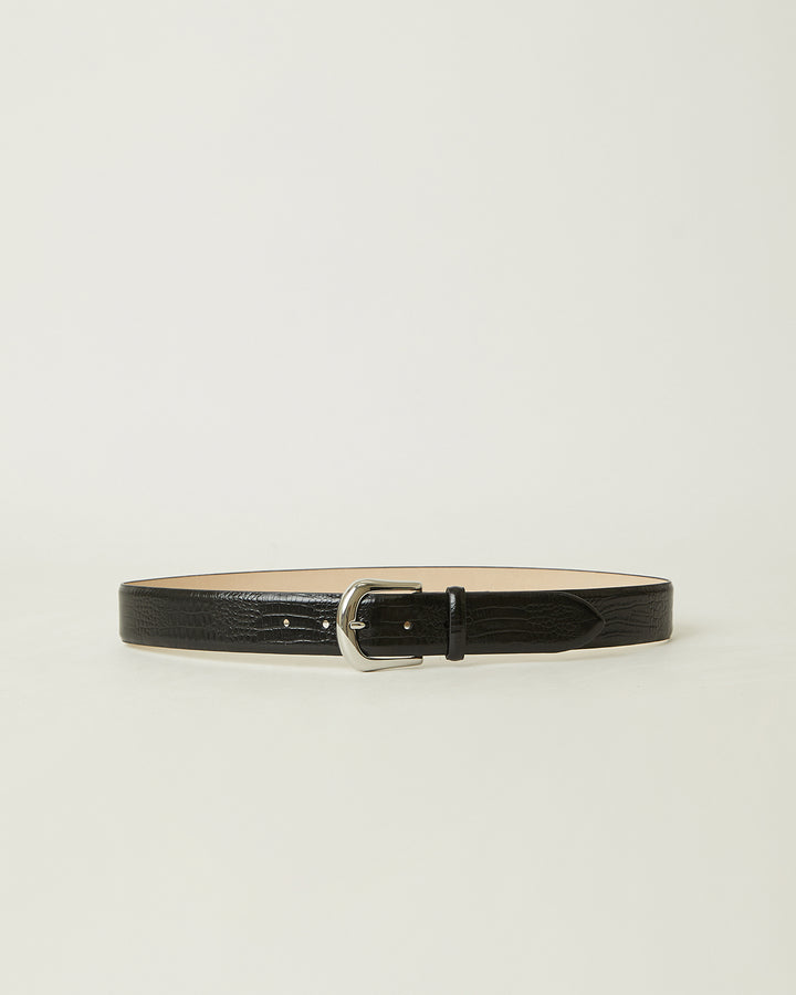 KENNEDY CROCO LEATHER BELT