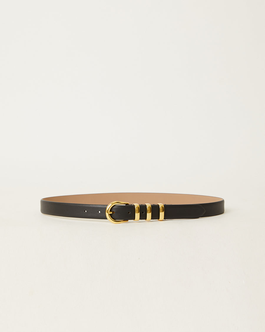 KAD LEATHER BELT (FINAL SALE) Black Gold - BELT