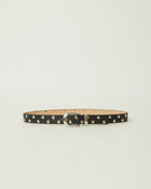 JUNIPER STUDDED LEATHER BELT