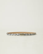 VESNA MINI PYTHON LEATHER BELT