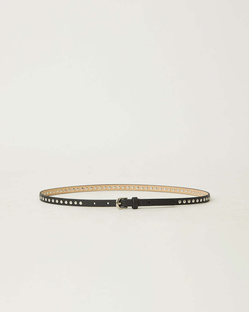 LIZ STUDDED LEATHER BELT