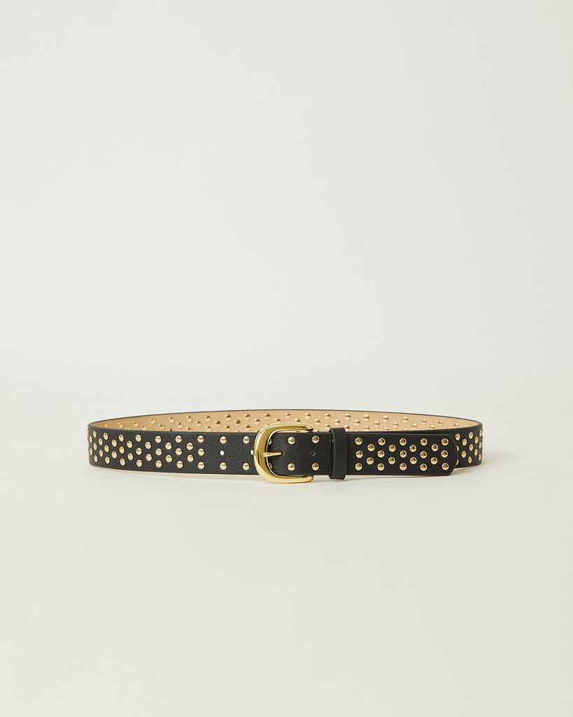 IDRIS STUDDED LEATHER BELT