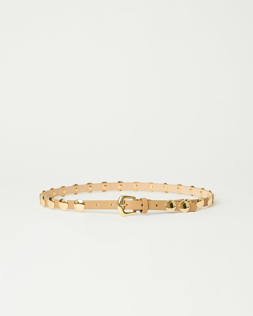 AMES LEATHER BELT (FINAL SALE) Vacchetta Gold - BELT