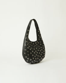 GIA GROMMET LEATHER HOBO