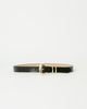 MILAN PYTHON LEATHER BELT