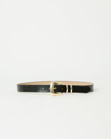 MILAN PYTHON LEATHER BELT