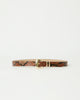 MILAN PYTHON LEATHER BELT