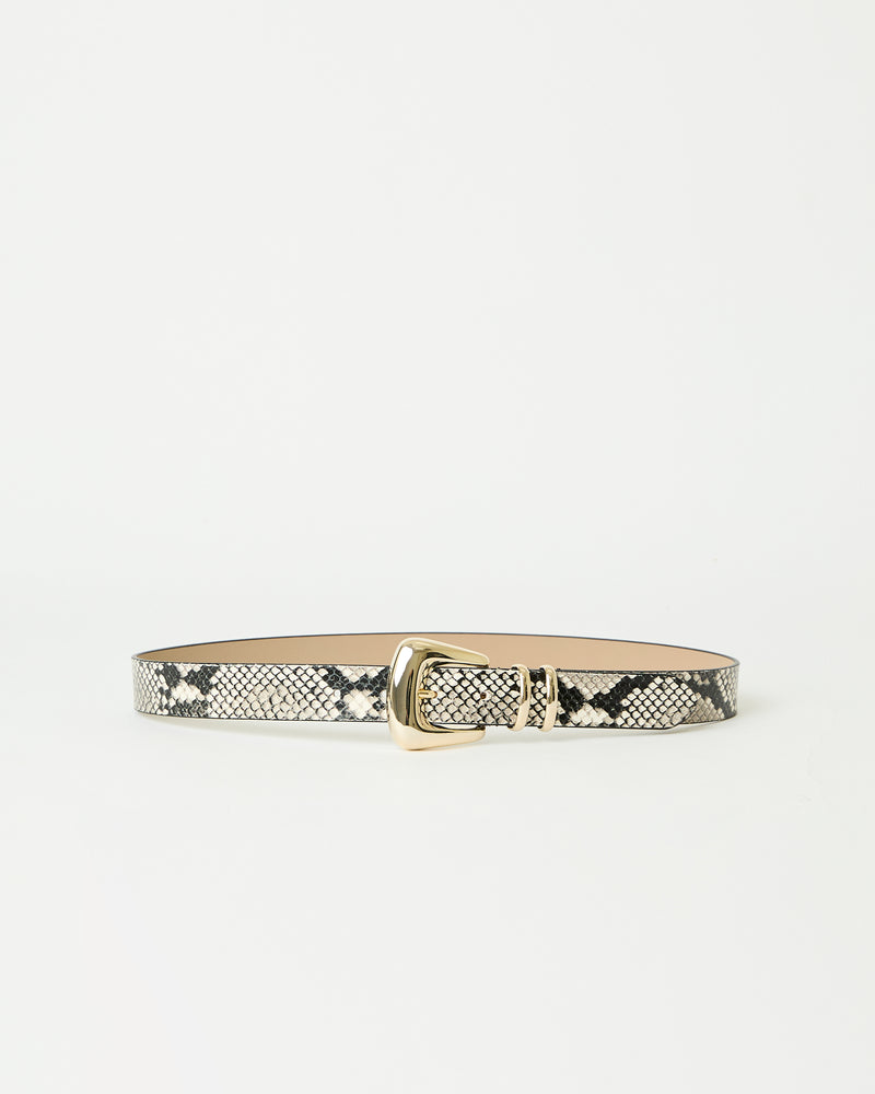 MILAN PYTHON LEATHER BELT