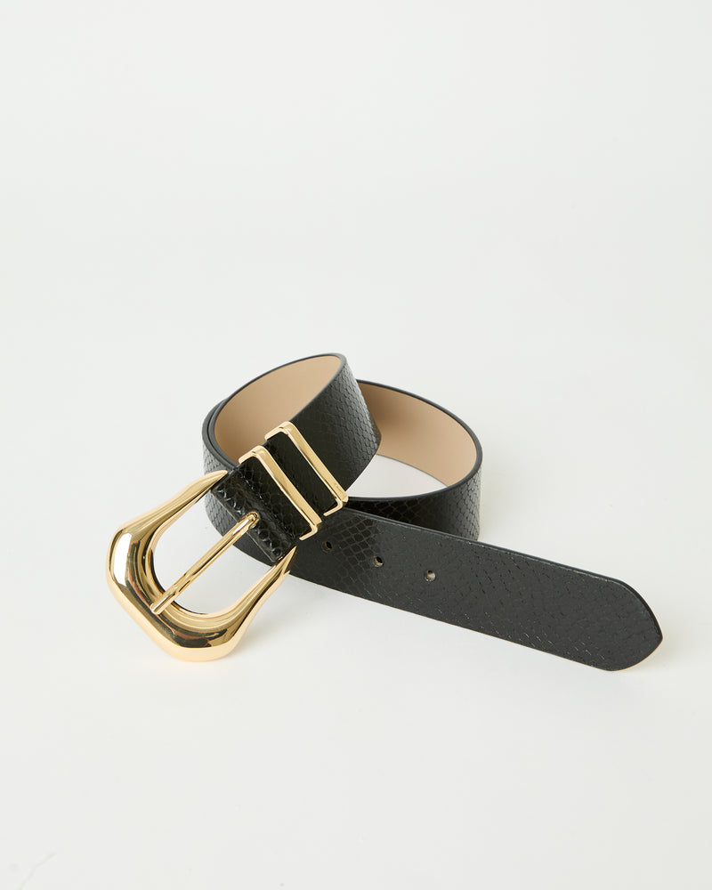 KODA PYTHON LEATHER BELT - BELT