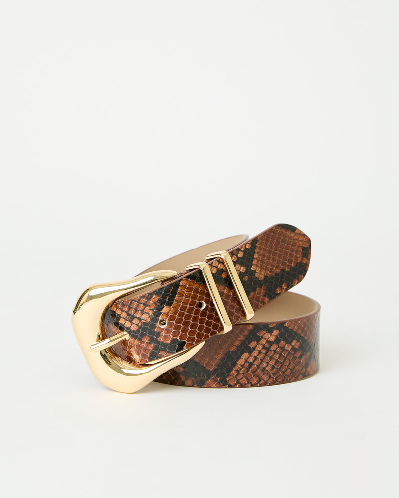 KODA PYTHON LEATHER BELT