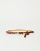CALVIN PYTHON LEATHER BELT