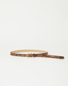 CALVIN PYTHON LEATHER BELT