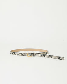 CALVIN PYTHON LEATHER BELT