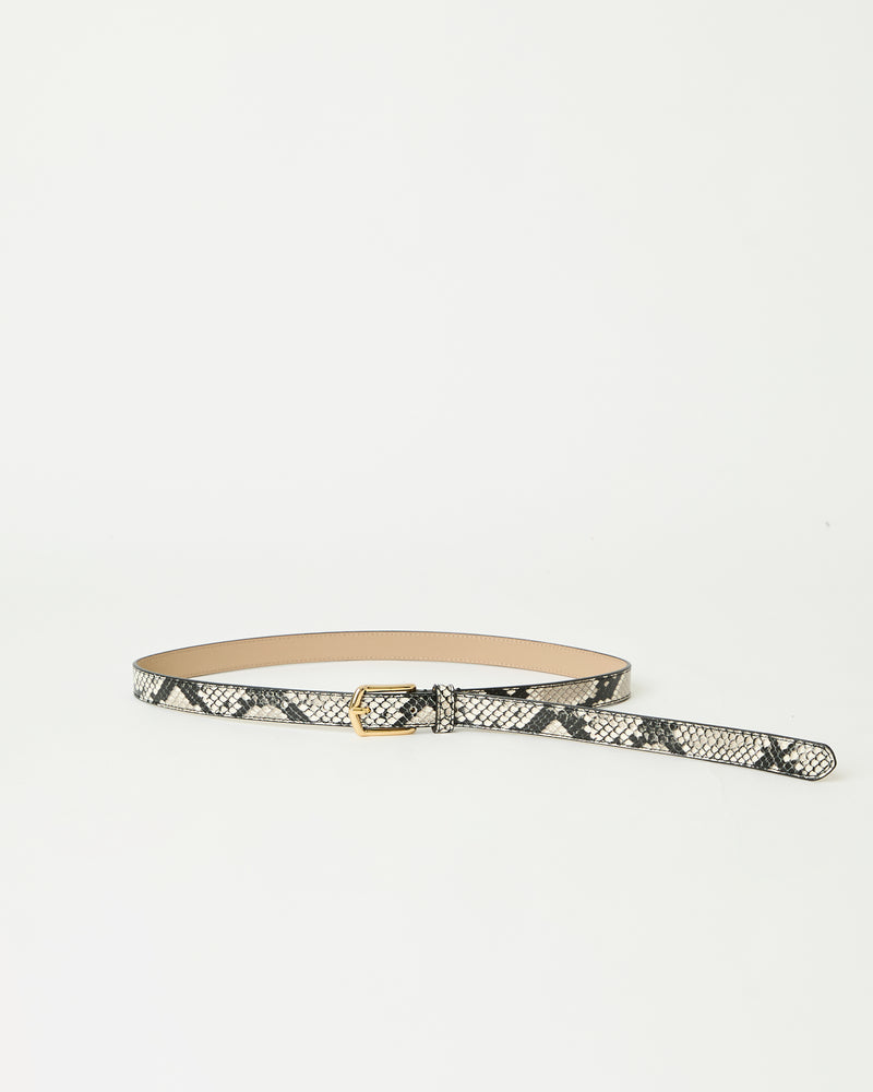 CALVIN PYTHON LEATHER BELT - BELT