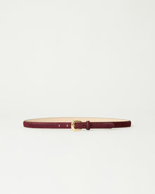 KENNEDY MINI CALF-HAIR LEATHER BELT