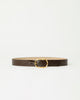 KYRA CROCO LEATHER BELT
