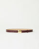 JACOB CROCO LEATHER BELT