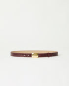 JACOB CROCO LEATHER BELT