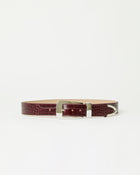 ARDEN CROCO LEATHER BELT