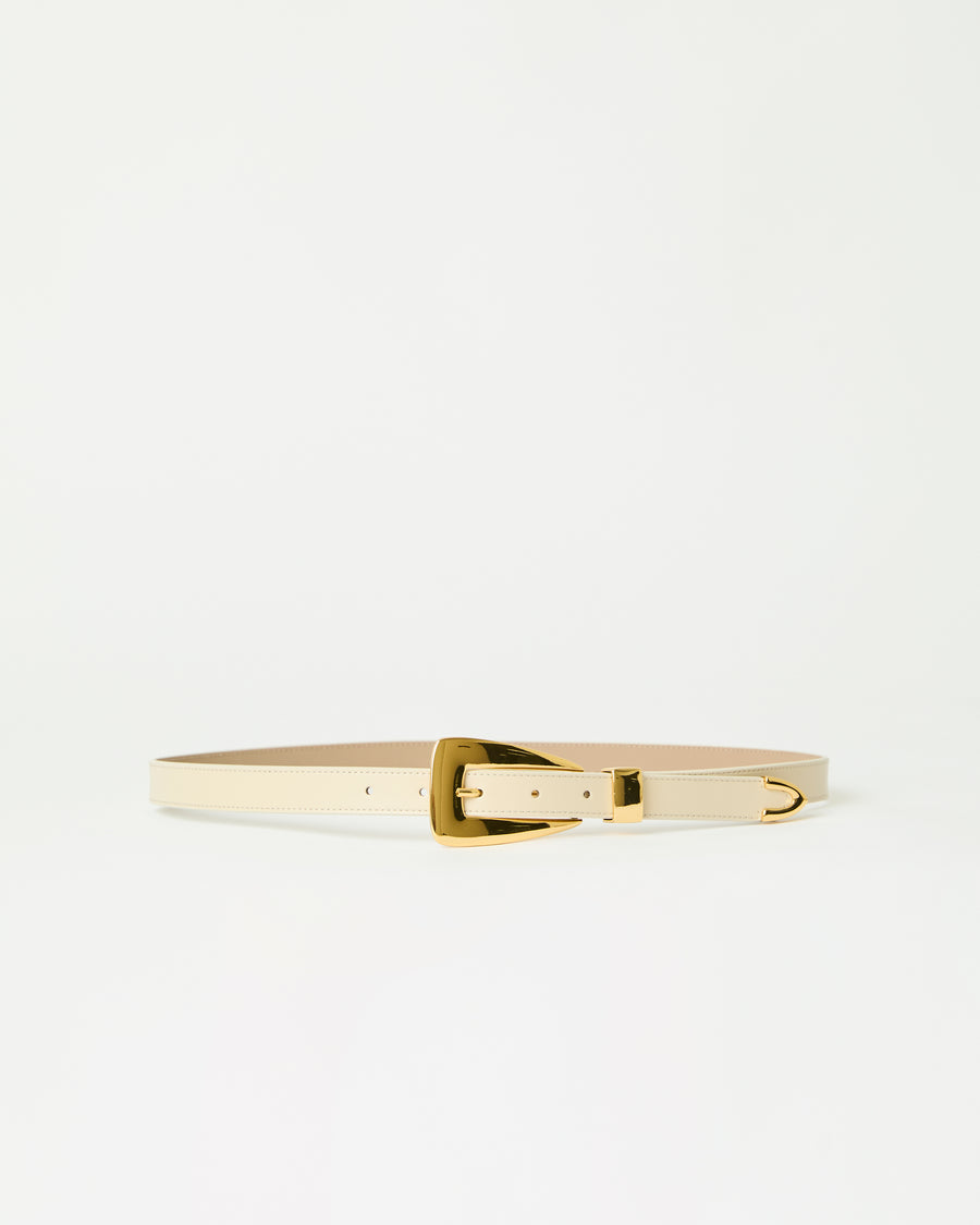 BRIAR LEATHER BELT (FINAL SALE) Cream Gold - BELT