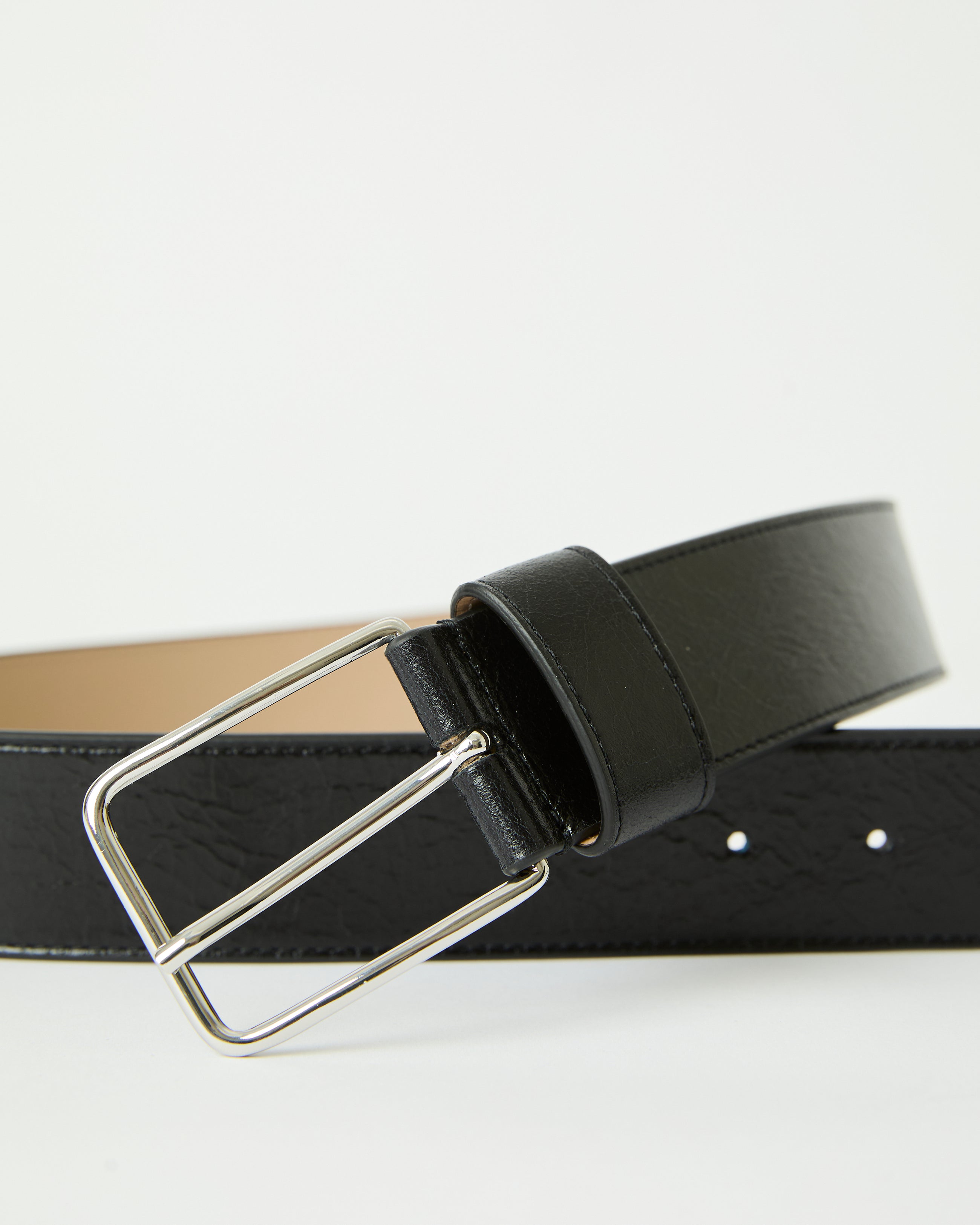 ENZO RUGOUS LEATHER BELT