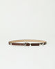 AIDEN STUDDED RUGOUS LEATHER BELT