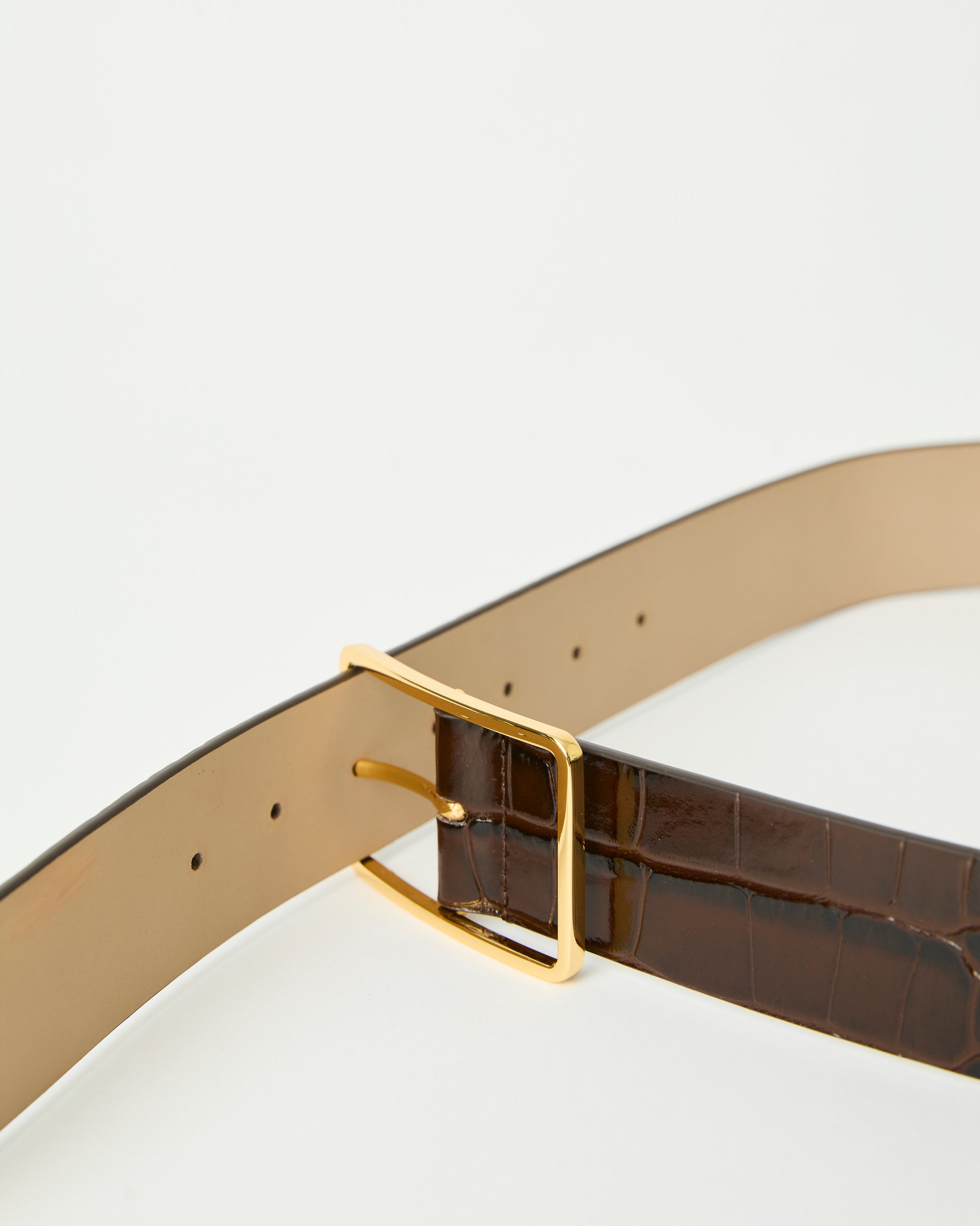 MILLA CROCO LEATHER BELT