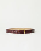 MILLA CROCO LEATHER BELT