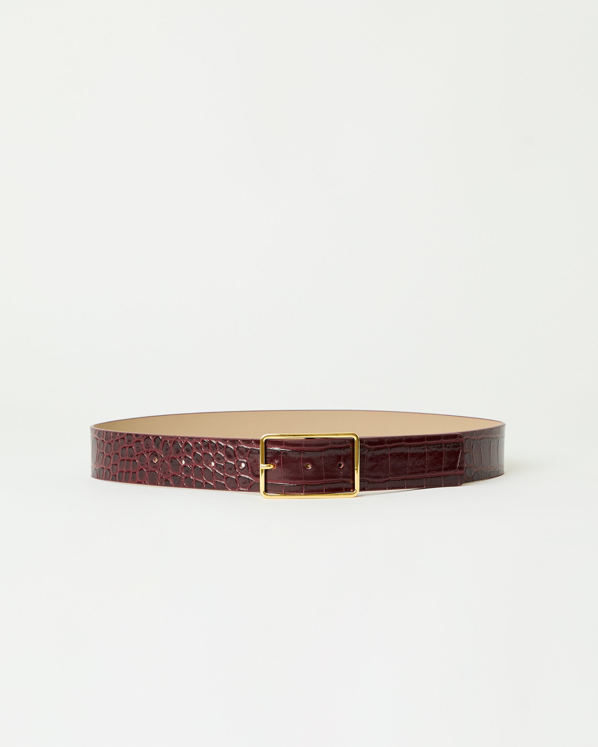 MILLA CROCO LEATHER BELT