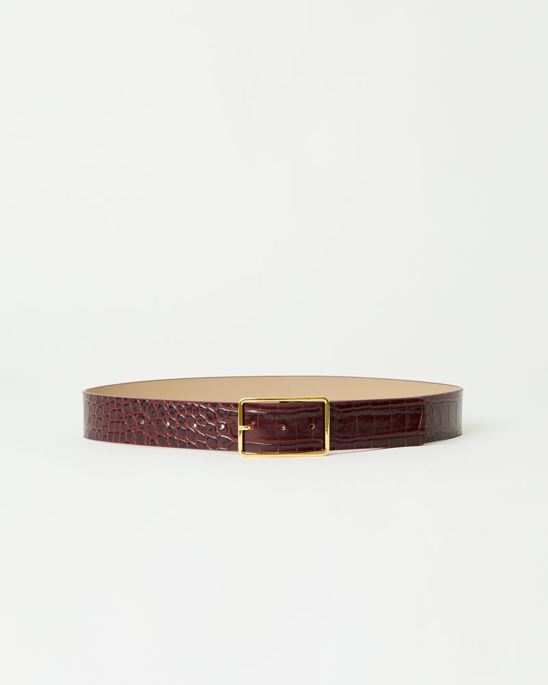 MILLA CROCO LEATHER BELT