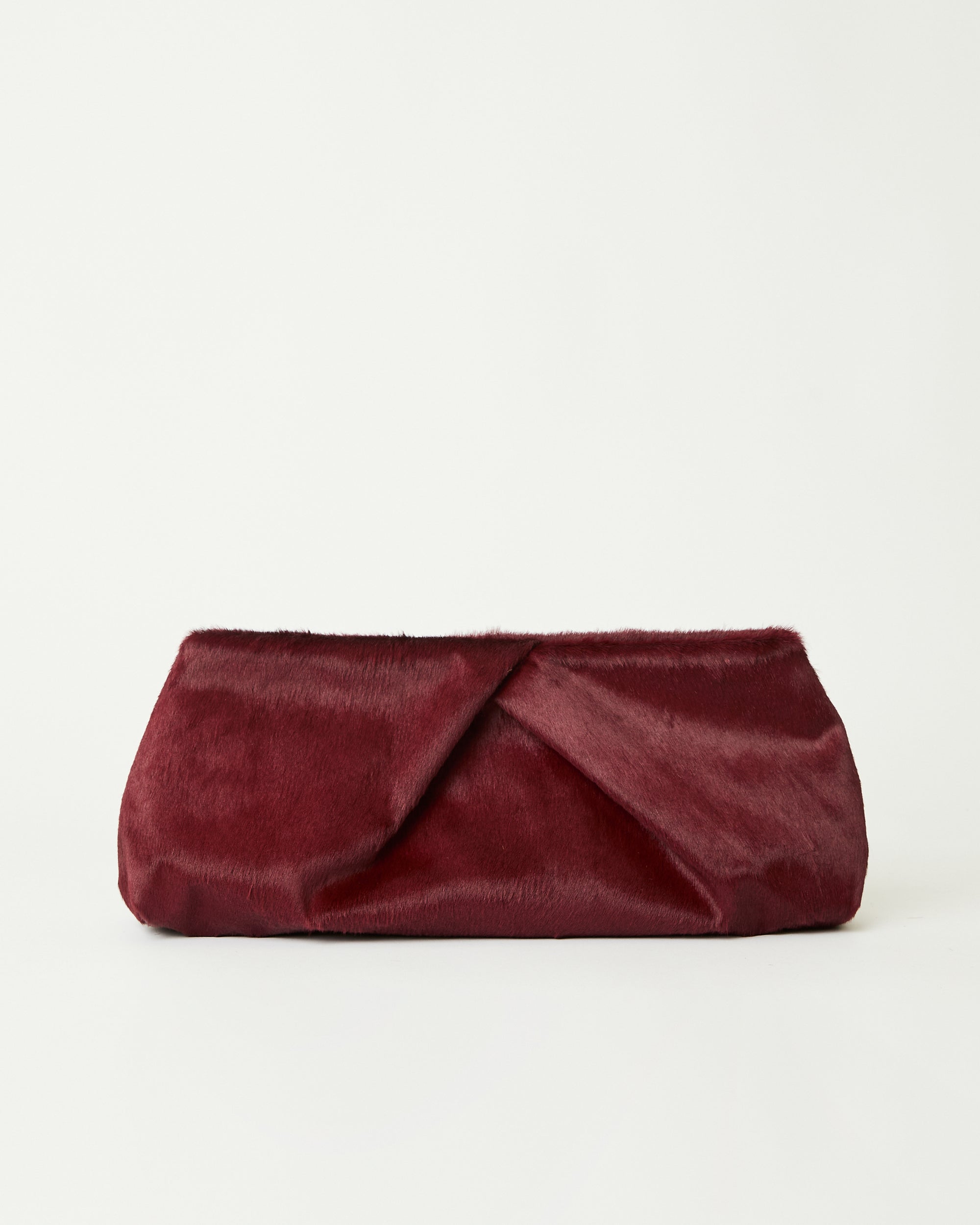 JINO CALF-HAIR CLUTCH