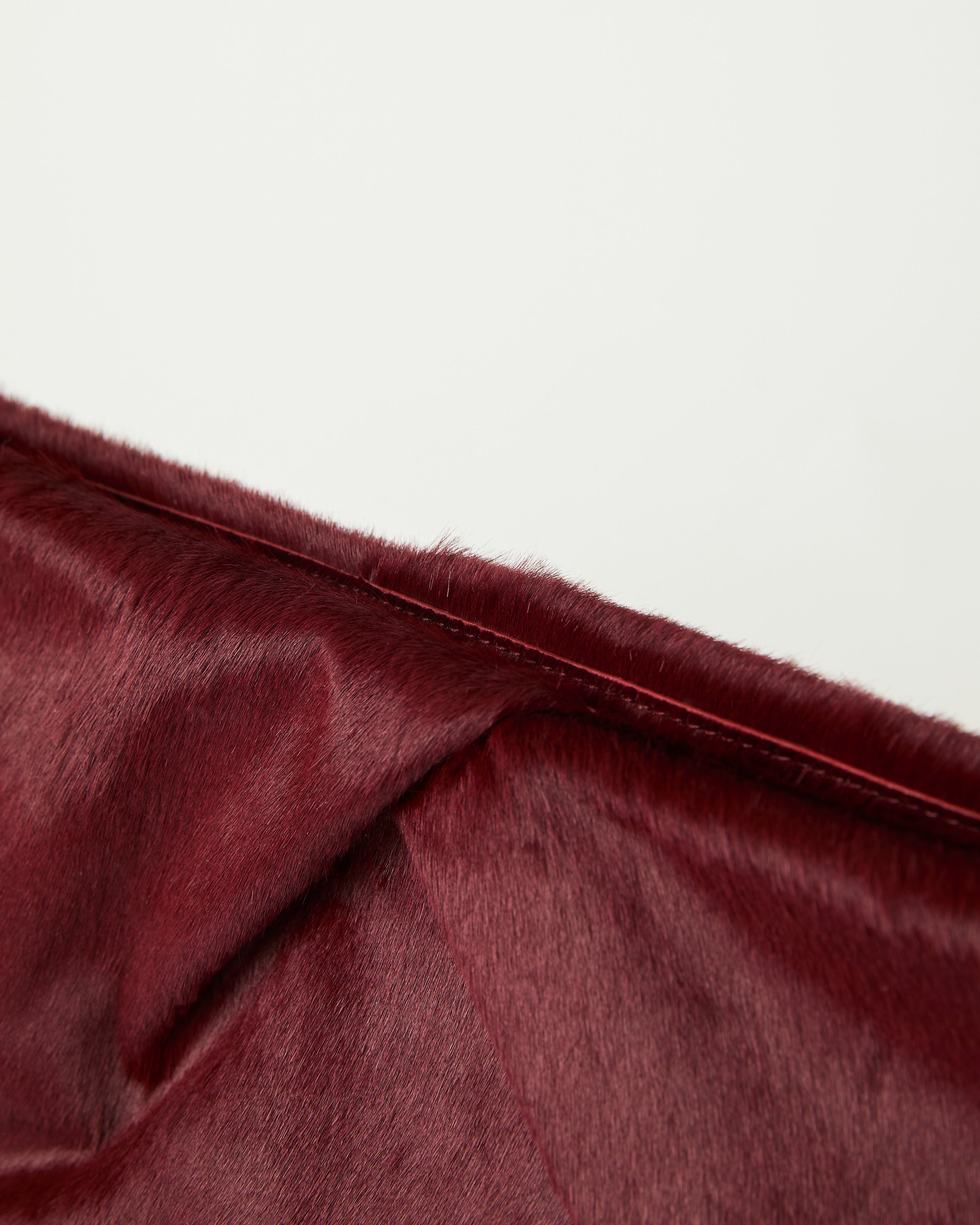 JINO CALF-HAIR CLUTCH