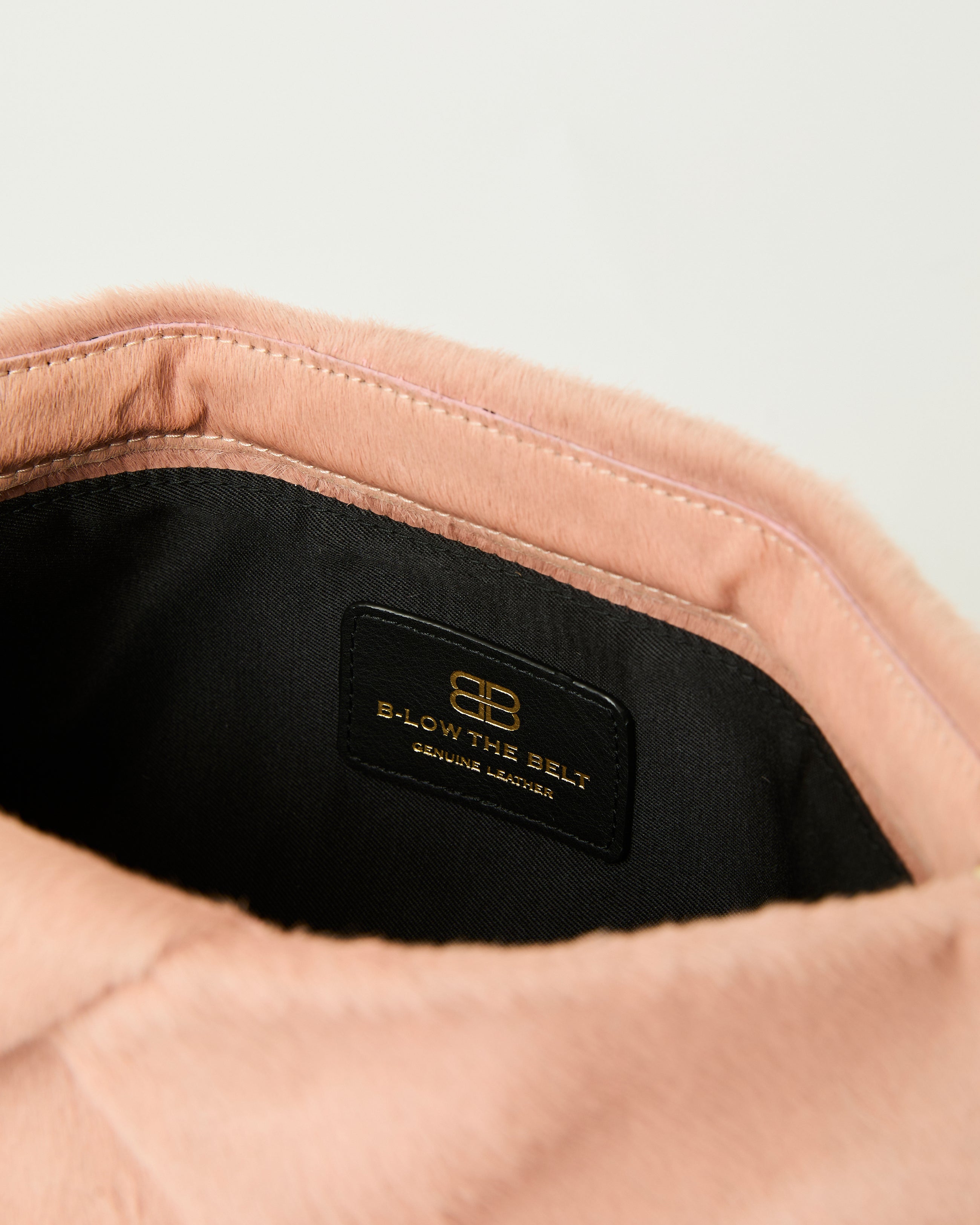 JINO CALF-HAIR CLUTCH