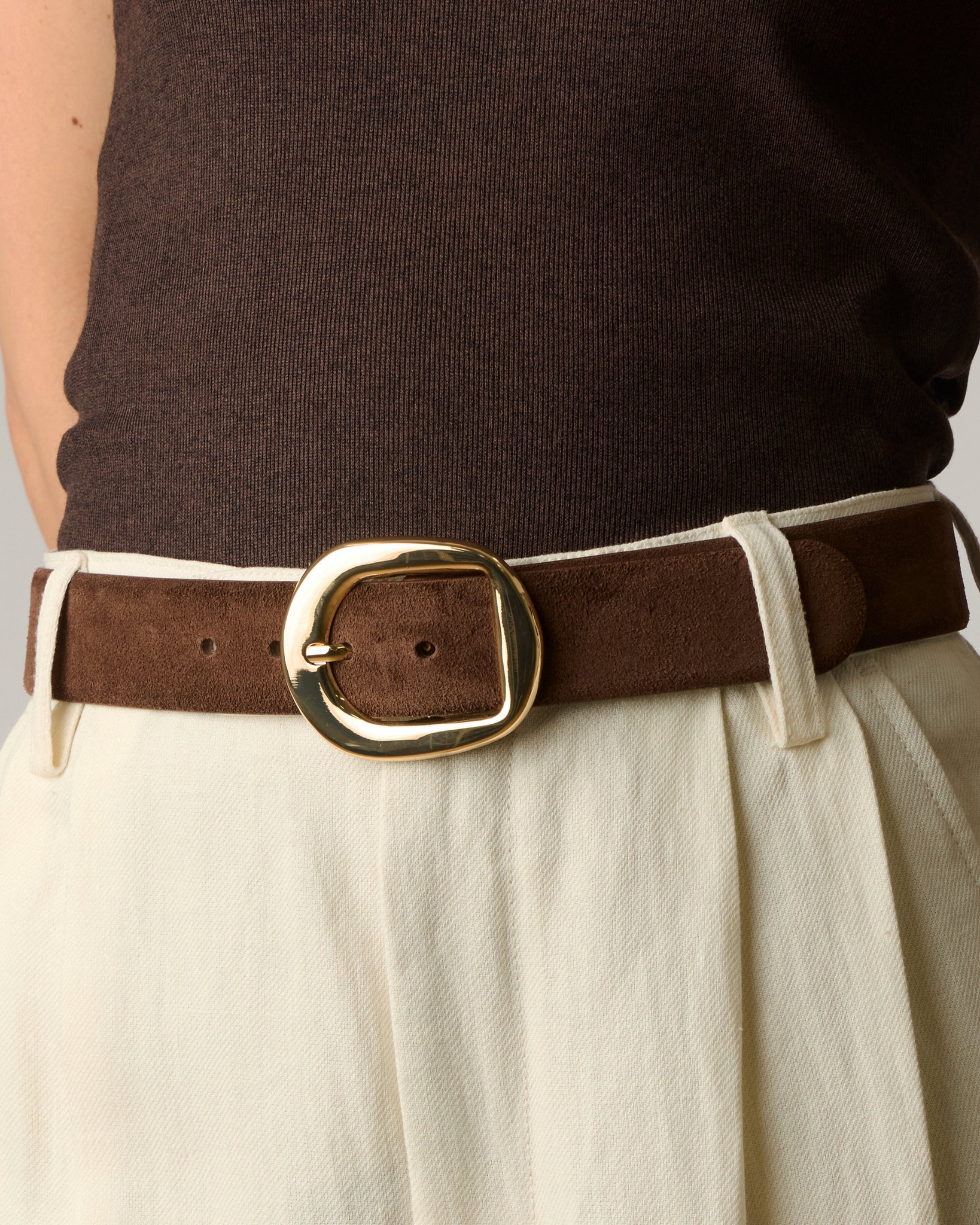 B-Low The Belt Greyson Mini Suede in Sable Gold main image 0