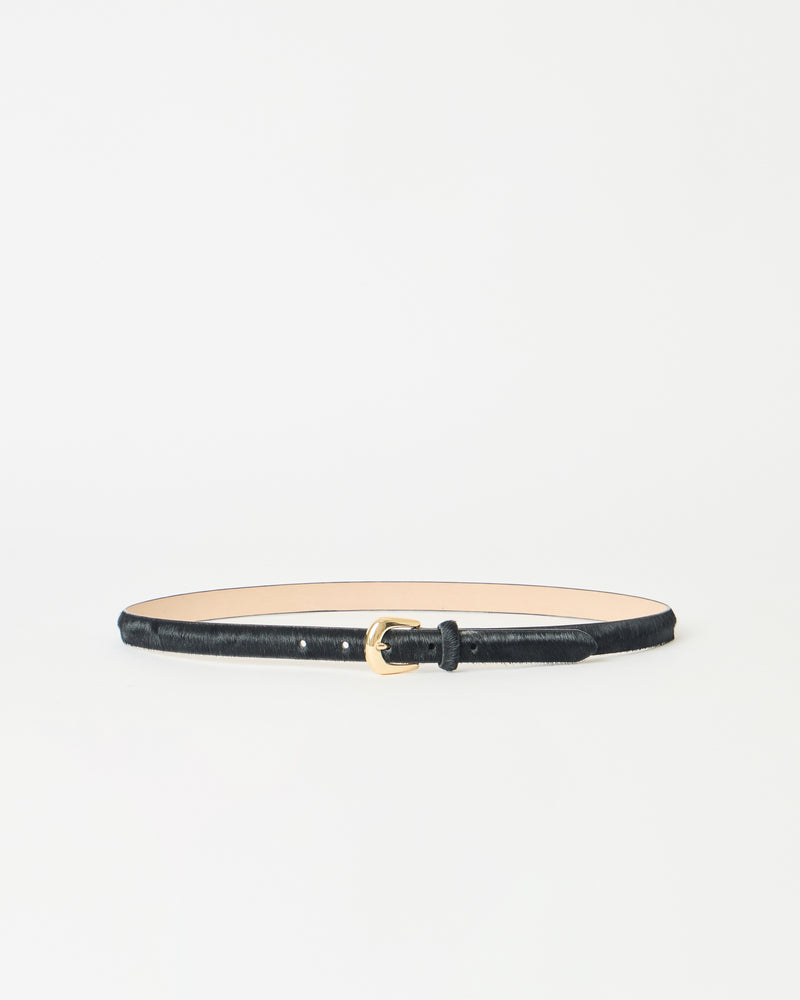 KENNEDY MINI CALF-HAIR LEATHER BELT
