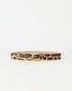 EDMOND MINI CALF-HAIR LEATHER BELT
